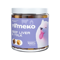 YUMEKO сублимированное лакомство для собак с говяжьей печенью и желтком YUMEKO сублимированное лакомство для собак с говяжьей печенью и желтком