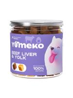 YUMEKO сублимированное лакомство для собак с говяжьей печенью и желтком