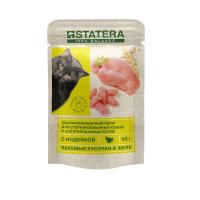 STATERA влажный корм для стерилизованных кошек с индейкой в желе