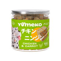 YUMEKO сублимированное лакомство для кошек и собак. Курица с морковью.
