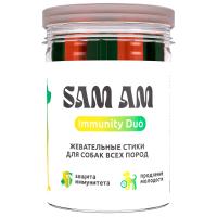 SAM AM «Immunity Duo» жевательные стики для собак всех пород для молодости и иммунитета SAM AM «Immunity Duo» жевательные стики для собак всех пород для молодости и иммунитета