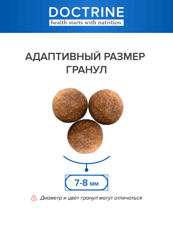 DOCTRINE сухой корм для взрослых кошек с лососем и белой рыбой