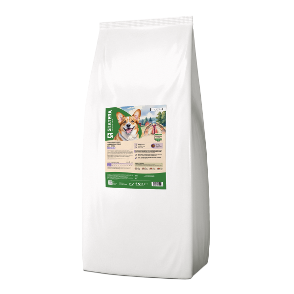 STATERA сухой корм для взрослых собак всех пород с курицей