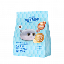 PET MI Полнорационный безглютеновый корм для котят со свежим мясом 80%