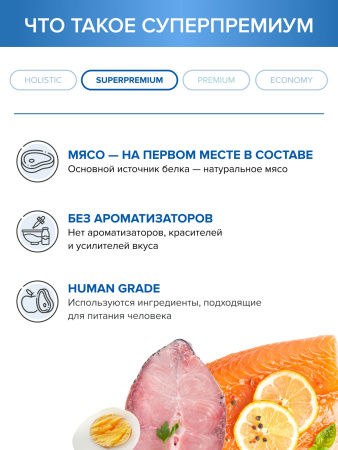 DOCTRINE сухой корм для котят с лососем и белой рыбой