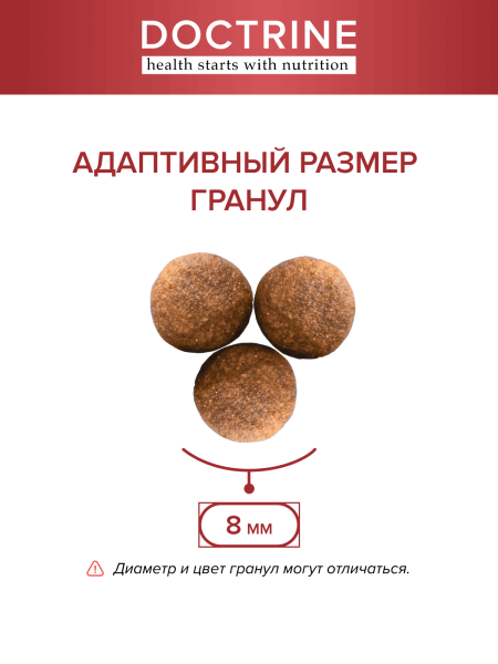 DOCTRINE сухой корм для взрослых кошек и котов с индейкой, ягненком и рисом