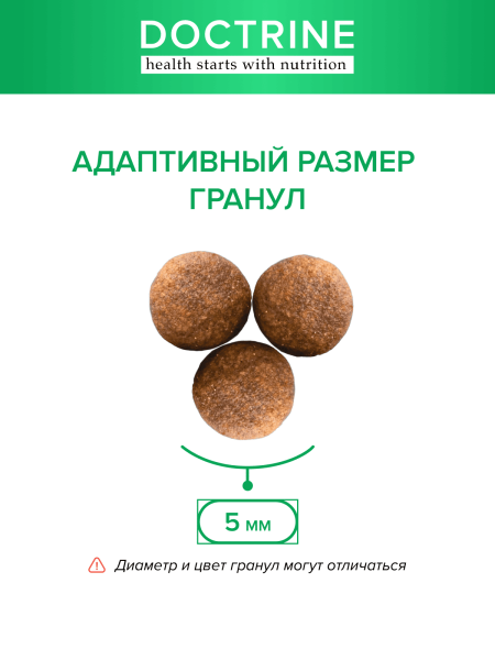DOCTRINE сухой корм для щенков мелких пород с телятиной и олениной DOCTRINE сухой корм для щенков мелких пород с телятиной и олениной