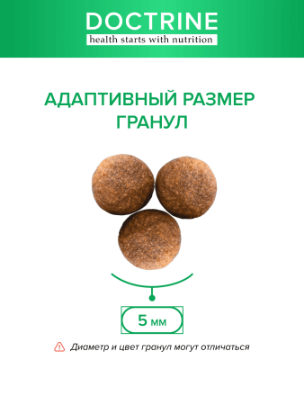 DOCTRINE сухой корм для щенков мелких пород с телятиной и олениной